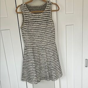 Parker Black and White Mini Dress